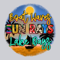 Boat Waves Sun Rays Lake Days Heavyweight Sweatshirt | Teevron