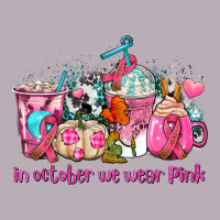 Western Cancer  In October We Wear Pink Coffee Cups With Ribbons Vintage Tee | Teevron
