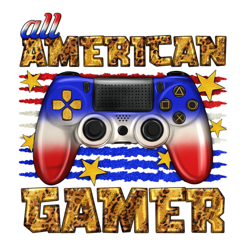 All American Gamer Ladies Tee by texasbilliewilder | Teevron
