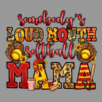 Somebody's Loud Mouth Softball Mama Vintage Hoodie | Teevron