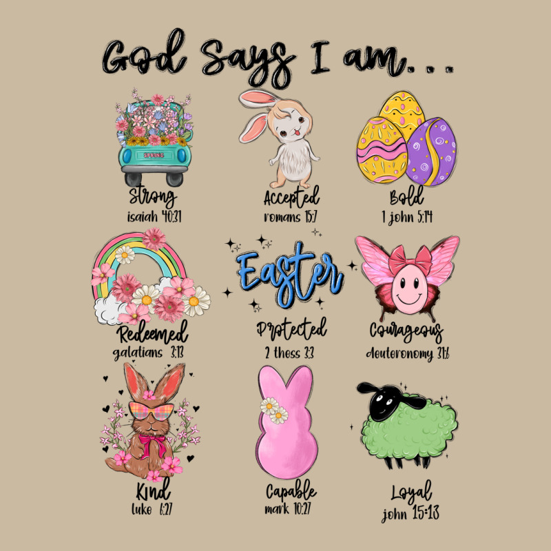 Gos Says ı Am Easter Long Sleeve Tee by MaliasSmallBusiness | Teevron
