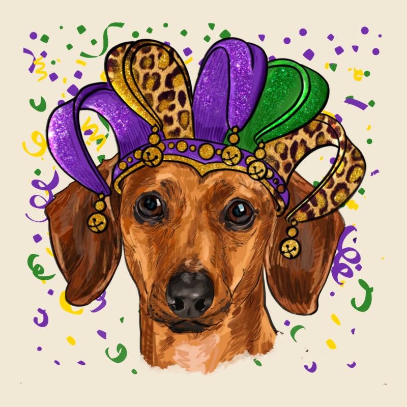 Mardi Gras Hat Dachshund Ladies Tee by RanaPortraitStore | Teevron