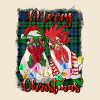 Christmas Roosters With Background Premium Tee | Teevron