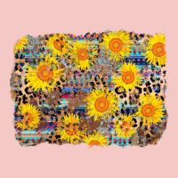 Aztec Sunflower Leopard Background Urban Heavy Tee | Teevron