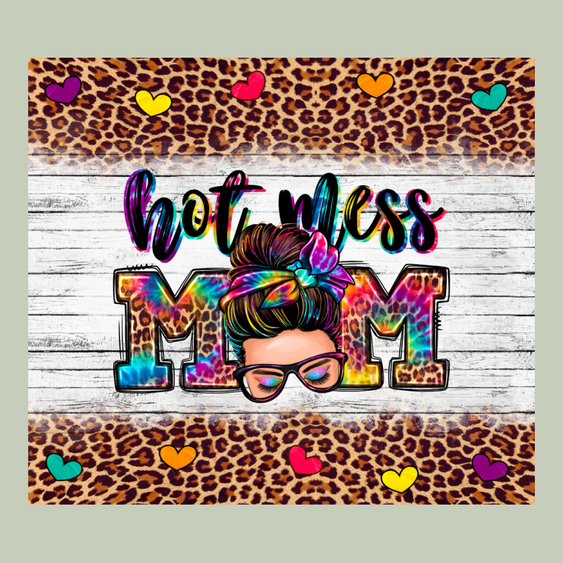 Hot Mess Mom Ladies Tee by Zillion Design Studio | Teevron