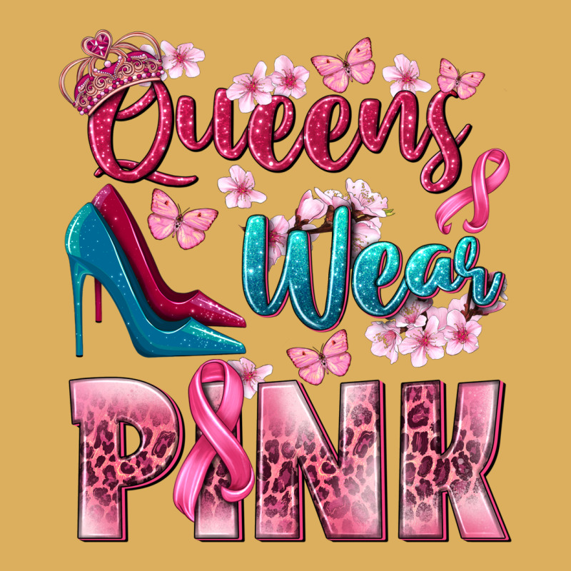 Queens Wear Pink Breast Cancer Premium Hoodie by NancyCooperArtShop | Teevron