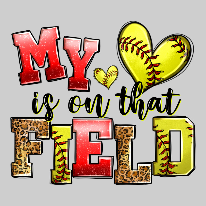My Heart Is On That Field Softball Premium Tee by Zillion Design Studio | Teevron