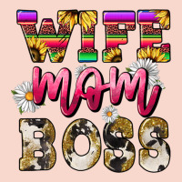 Wife Mom Boss Daisy Mother's Day Urban Hoodie | Teevron
