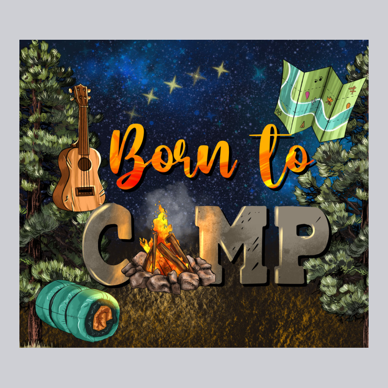 Born To Camp Heavyweight Sweatshirt by NancyCooperArtShop | Teevron