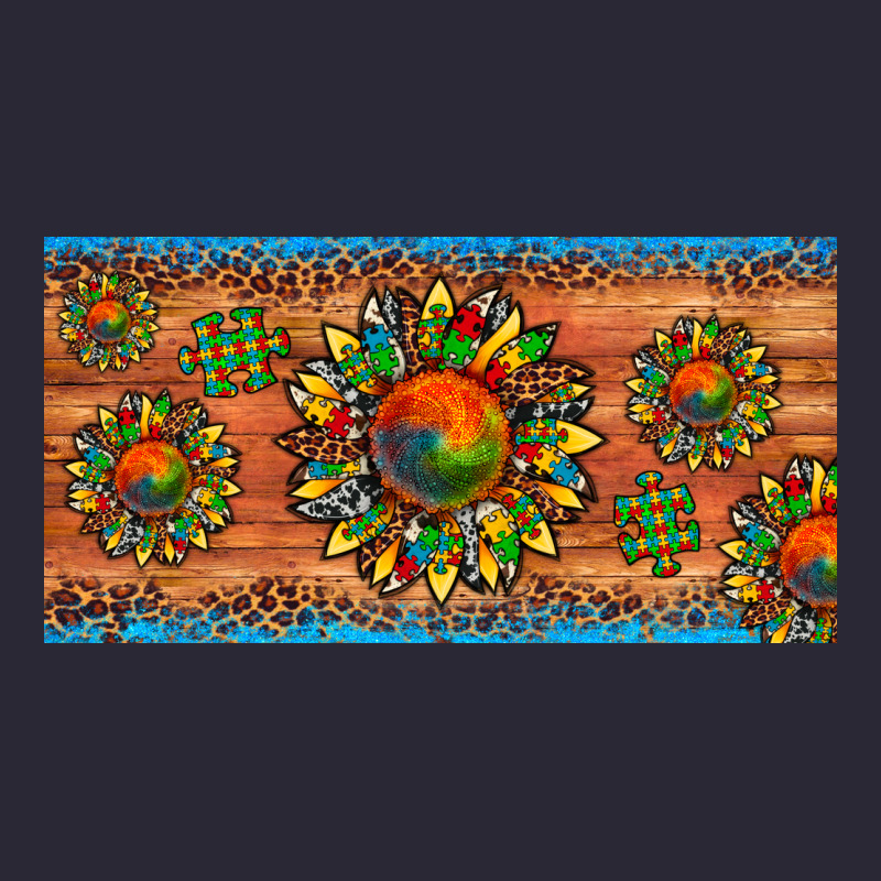 Autism Awareness Sunflower Puzzle License Plate Vintage Tee by Artiststas | Teevron