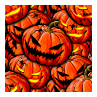 halloween pumpkin seamless pattern | Teevron