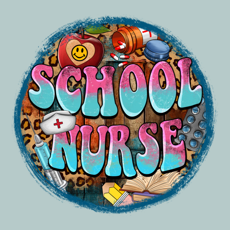Western Groovy School Nurse Heavy Core Tee by BarkalooDesign | Teevron