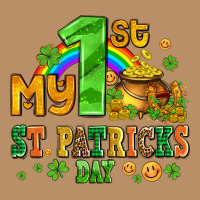 My First St Patricks Day With Coins And Shamrocks Vintage Hoodie | Teevron