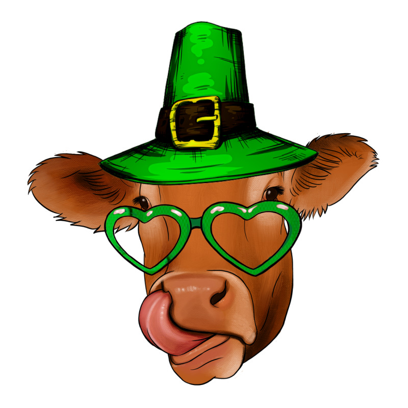 St Patricks Day Cow Heavyweight Hoodie by Bettercallsaul | Teevron