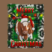 Merry Christmas Longhorn Cow Premium Tee | Teevron