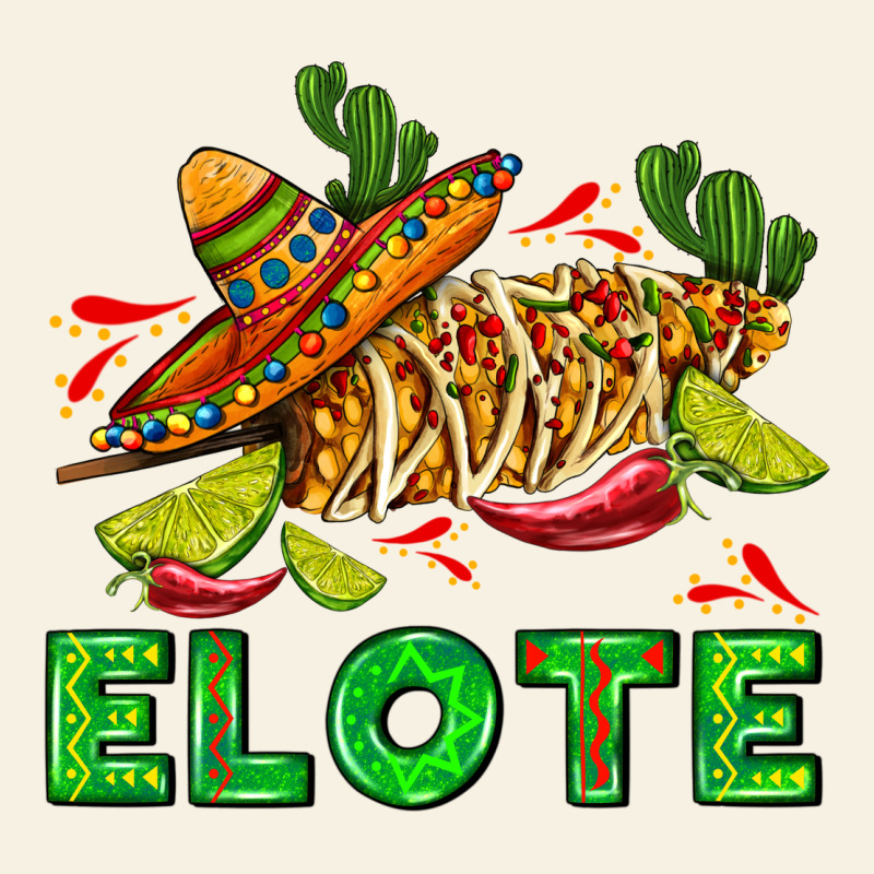 Elote Corn Sombrero Lime And  Cactus Vintage Tee by AdoDesignShop | Teevron