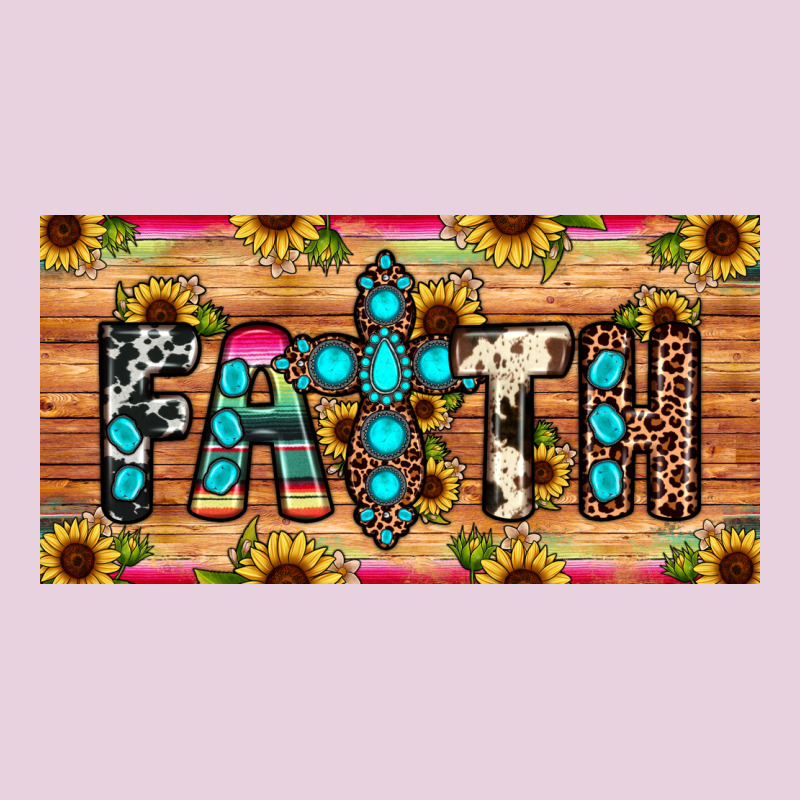 Faith License Plate Ladies Tee by JahusDesignShop | Teevron
