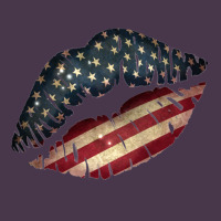 Vintage American Flag Lips Heavyweight Hoodie | Teevron