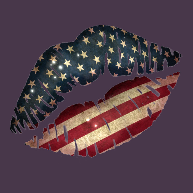 Vintage American Flag Lips Heavyweight Hoodie by Bettercallsaul | Teevron