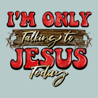 I'm Only Talking To Jesus Today Christmas Heavy Core Tee | Teevron