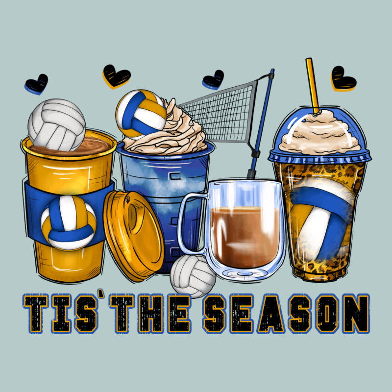 Tis' The Season Volleyball Coffee Cups Heavy Core Tee by Zillion Design Studio | Teevron