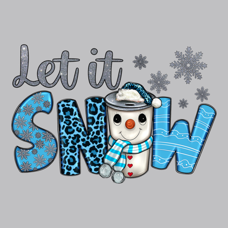 Let It Snow Snowman Coffee Long Sleeve Tee by JahusDesignShop | Teevron