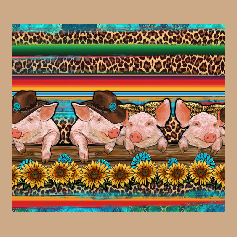 Western Serape Pigs Vintage Hoodie by RanaPortraitStore | Teevron