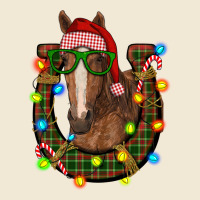 Christmas Horseshoe With Horse Premium Tee | Teevron