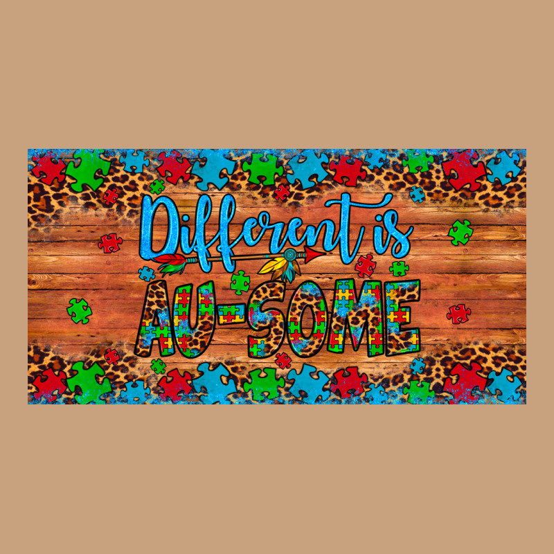Different Is Au Some Autism Awareness License Plate Vintage Tee by Artiststas | Teevron