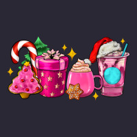 Pink Christmas Coffee Cups Vintage Tee | Teevron