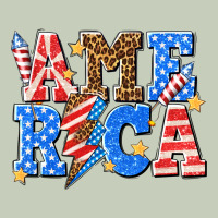 America With Lightning Bolt Ladies Tee | Teevron