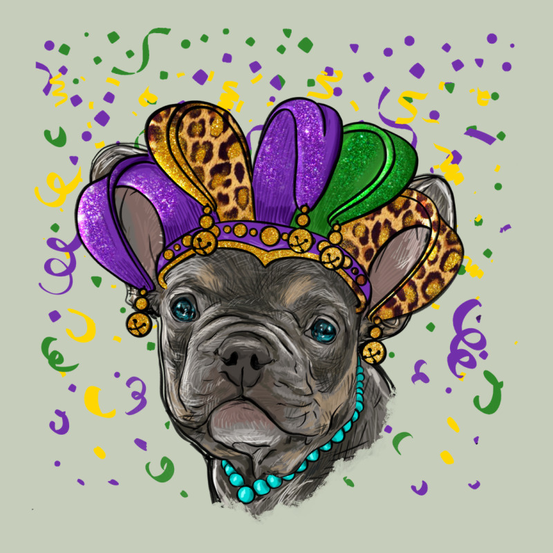 Mardi Gras French Bulldog Ladies Tee by RanaPortraitStore | Teevron