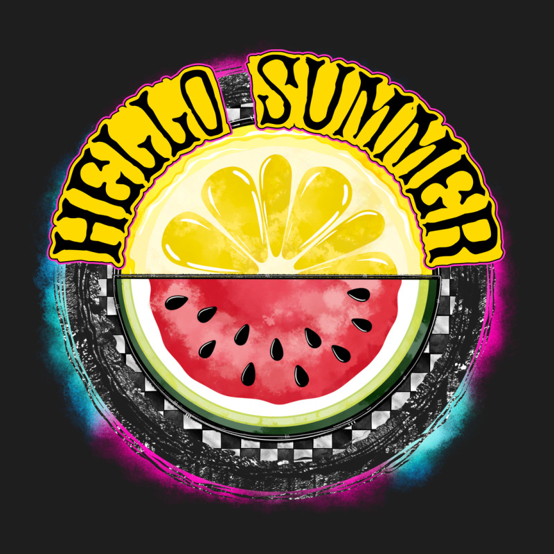 Hello Summer Classic Tee by CowhideDigitalArt | Teevron