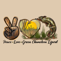 Peace Love Green Chameleon Lizard Heavyweight Sweatshirt | Teevron