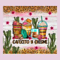Cafecito Y Chisme Coffee Cups Ladies Tee | Teevron