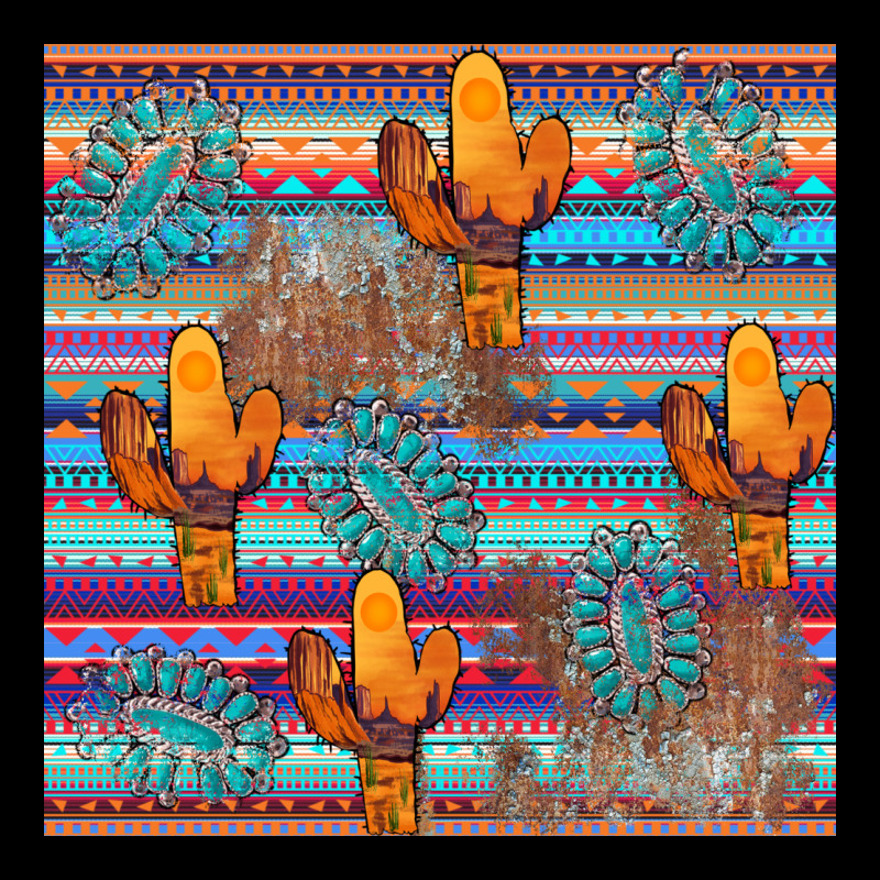 Cactus Gemstone Seamless Urban Heavy Tee by AdoDesignShop | Teevron