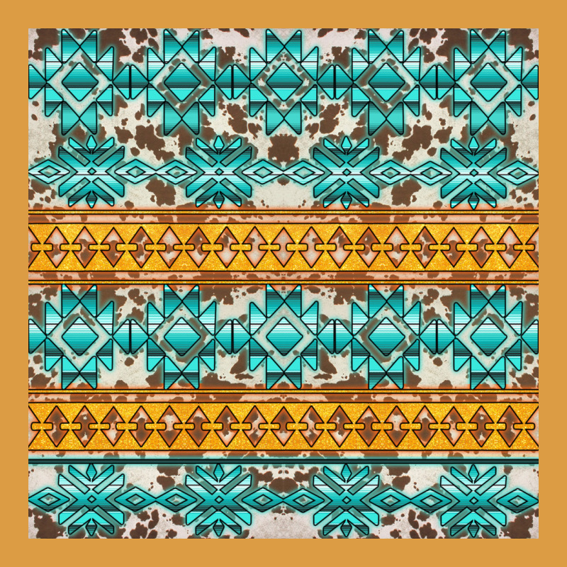 Aztec Cowhide Seamless Urban Heavy Tee by AdoDesignShop | Teevron
