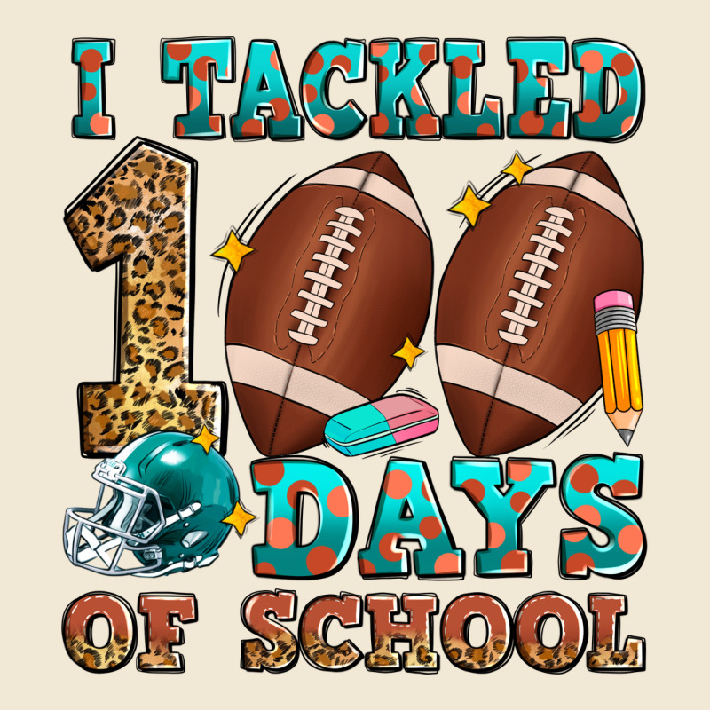 I Tackled 100 Days Of School American Football Premium Tee by Zillion Design Studio | Teevron