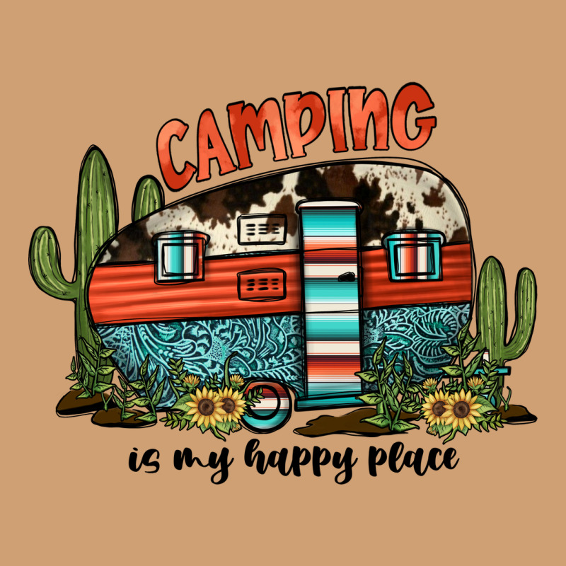 Camping Is My Happy Place Vintage Tee by JahusDesignShop | Teevron
