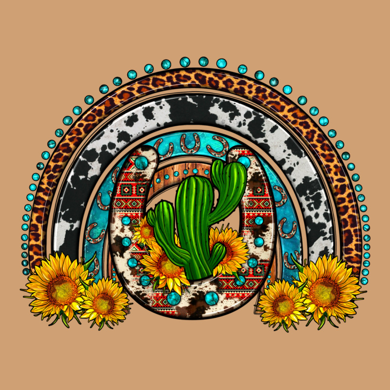 Cactus Sunflower Horseshoe Rainbow Vintage Tee by Artiststas | Teevron