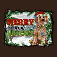 Merry And Bright Cockapoo Heavy Core Tee | Teevron