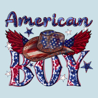American Boy With Cowboy Ladies Tee | Teevron