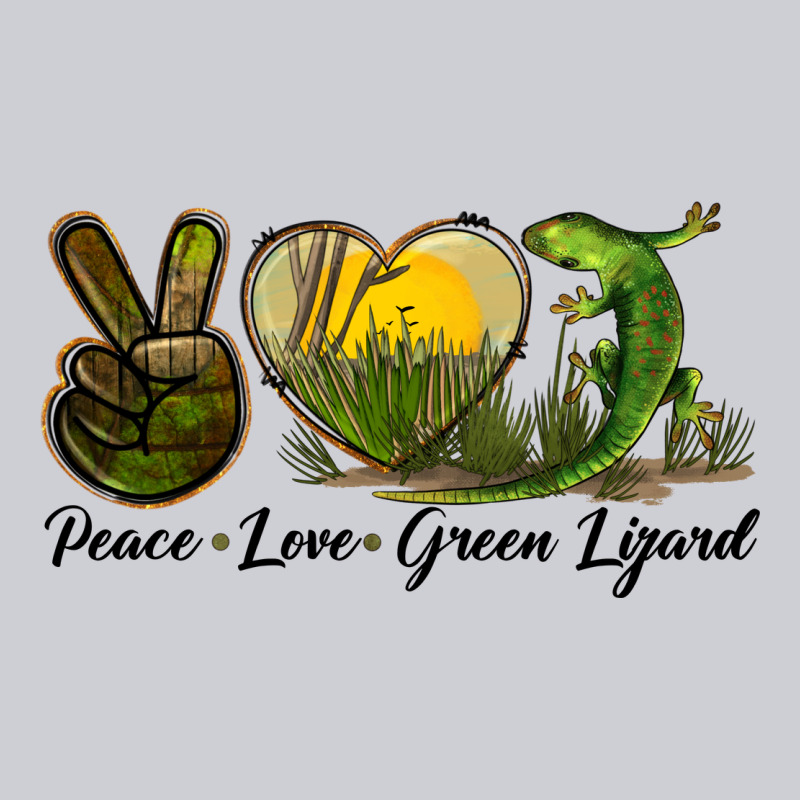 Peace Love Green Lizard Heavyweight Sweatshirt by LillyAllenDesigns | Teevron
