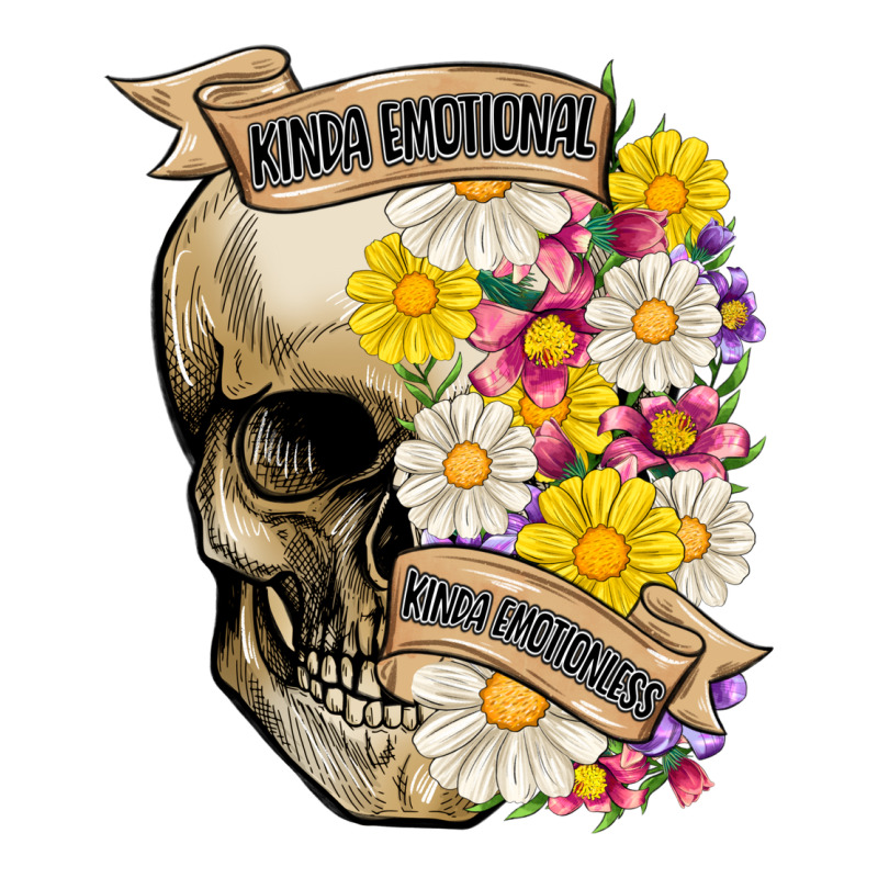 Kinda Emotional Kinda Emotionless Zipper Hoodie by MaliasSmallBusiness | Teevron