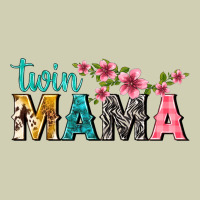 Twin Mama With Flowers Heavy Core Tee | Teevron