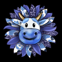 Blueberry Milkshake Cow Sunflower Premium Tee | Teevron