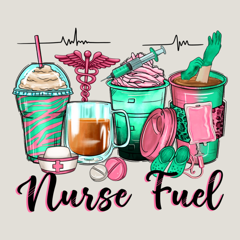 Nurse Fuel Coffee Cups Heavy Core Tee by Zillion Design Studio | Teevron