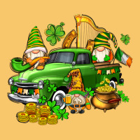 St Patricks Gnomes  With Farm Truck Vintage Hoodie | Teevron