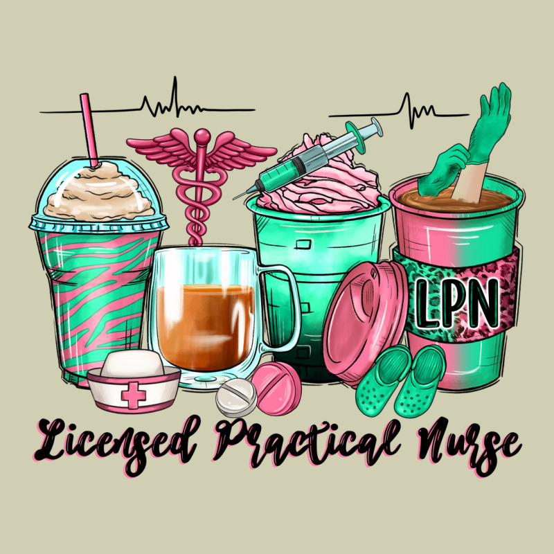 Licensed Practical Nurse Coffee Cups Heavy Core Tee by Zillion Design Studio | Teevron