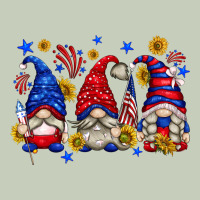 American Gnomes With Sunflowers Ladies Tee | Teevron